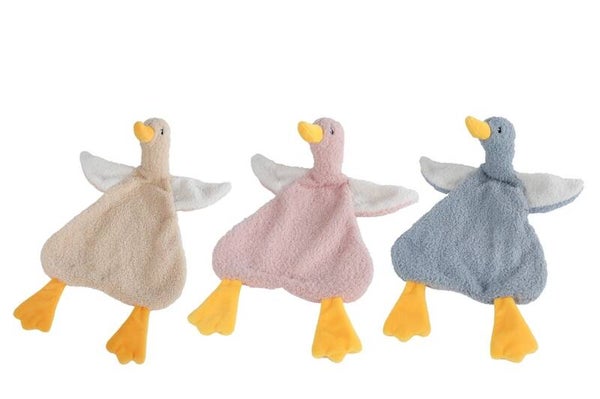 Eend knuffeldoekje - pluche
