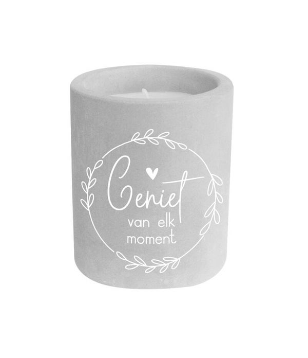 Geniet - cement candle