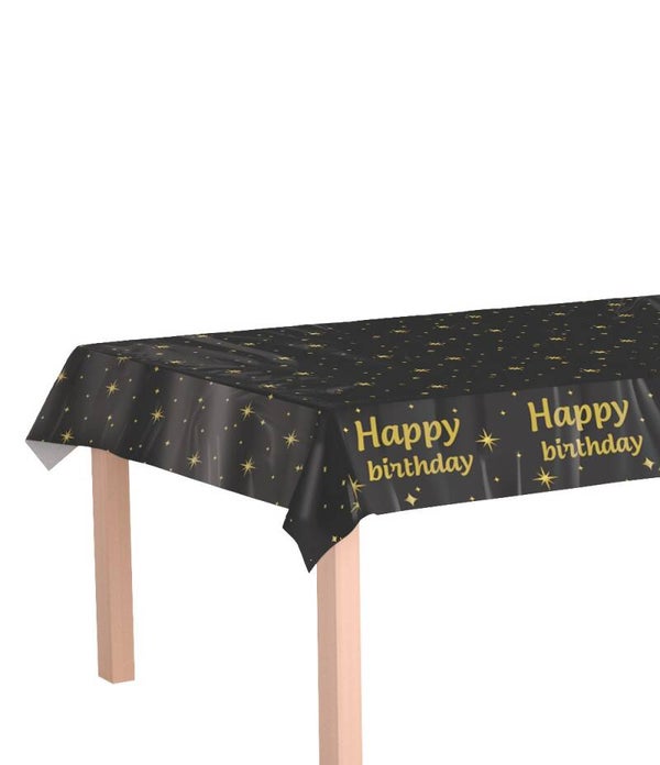 Happy birthday -  tafelkleed classy party