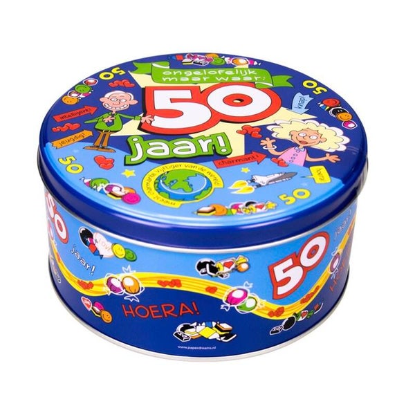 50 Jaar - snoeptrommel