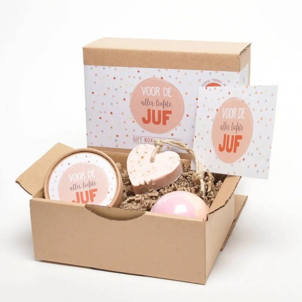 Voor de allerliefste juf - giftbox soap