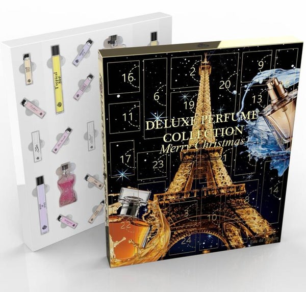 Luxe Adventskalender met 24 mini flesje Eau de Parfum
