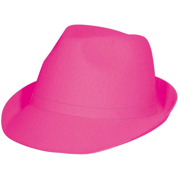 Trilby hoed - roze / magenta