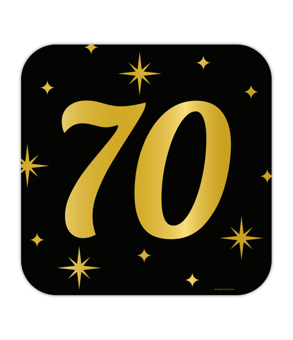 70 Jaar - classy party decoration sign