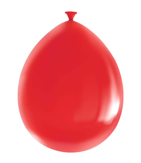 Robijn rood metallic - party ballonnen