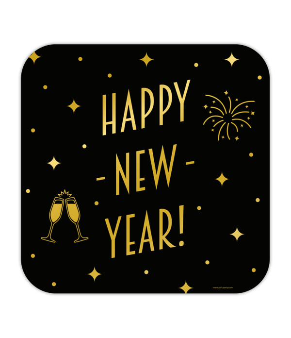 Happy new year! - classy party decoration sign