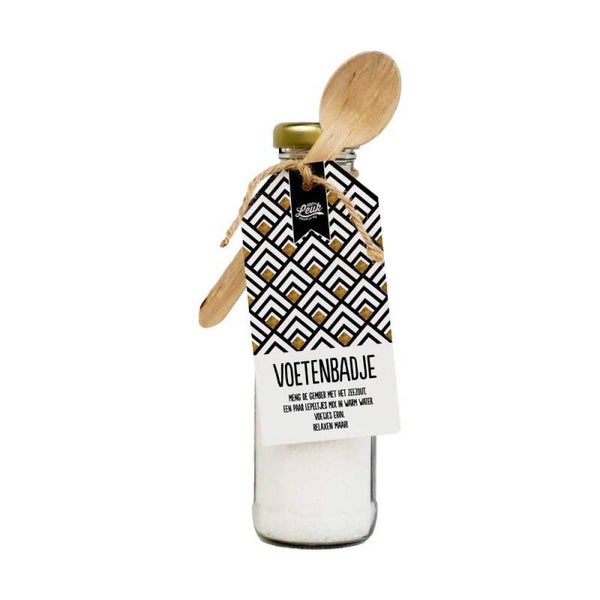 Voetenbadje - gember zeezout - 100% LEUK