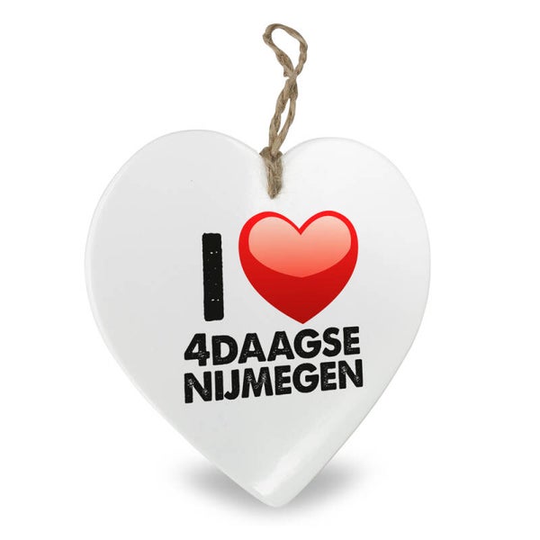 I ♥️ 4daagse Nijmegen - tegeltje hart