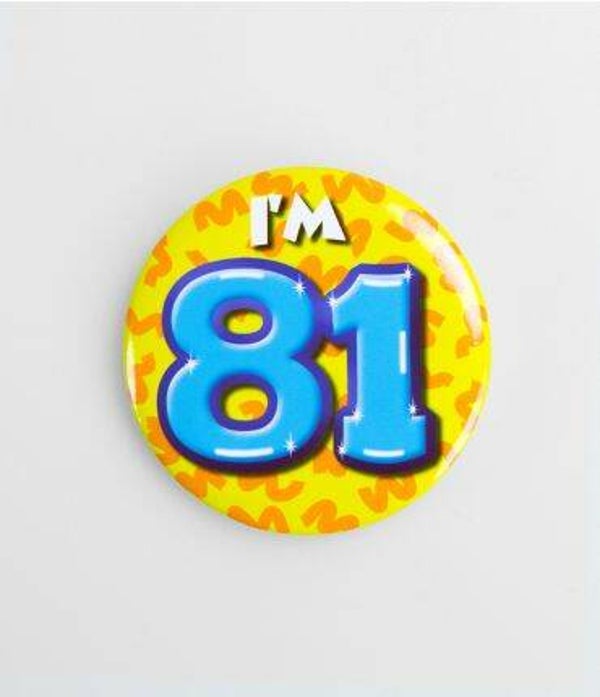 I'm 81 - button klein