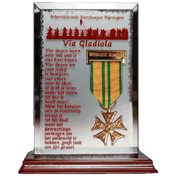 Vierdaagse spiegel - "Via Gladiola"