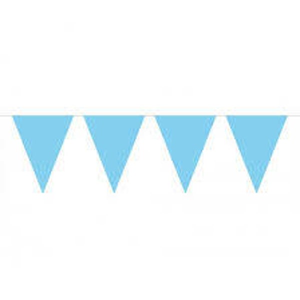 Vlaggenlijn - baby blauw