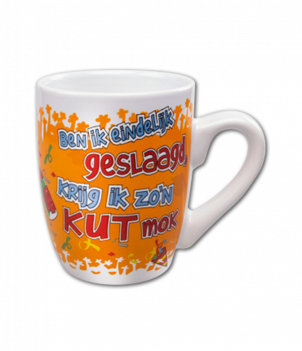 Geslaagd kutmok - cartoonmok