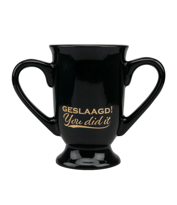 Geslaagd! you did it! - trofee mok
