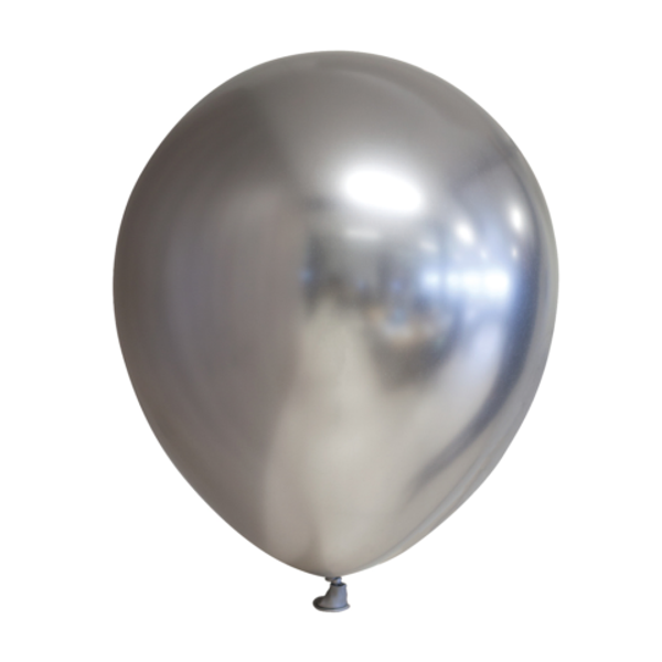 Chrome / mirror ballonnen - zilver