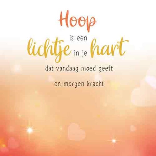 Hoop - wenskaart