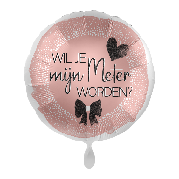 Wil jij mijn meter worden? - folieballon