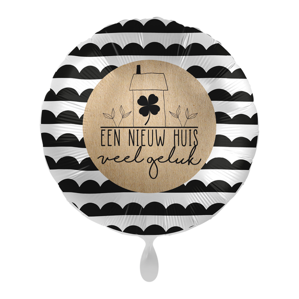 Een nieuw huis - folieballon