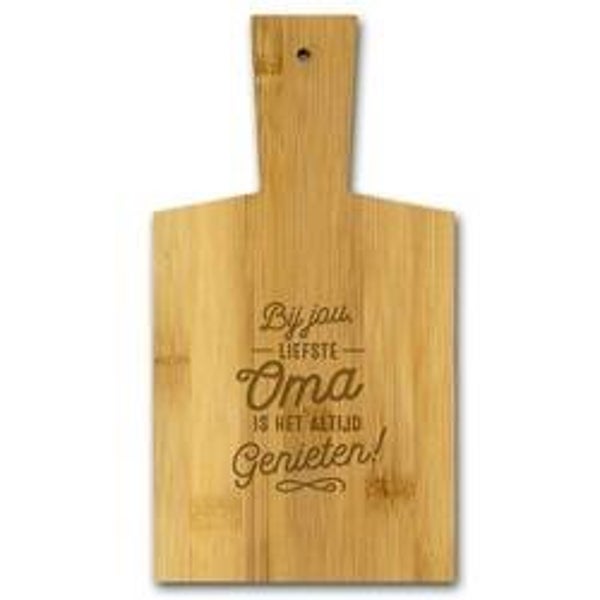Oma - bamboe borrelplank