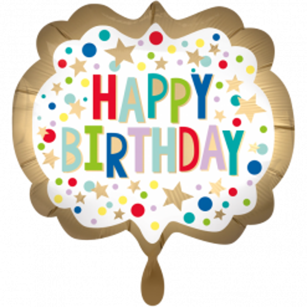 Happy birthday - folieballon XL