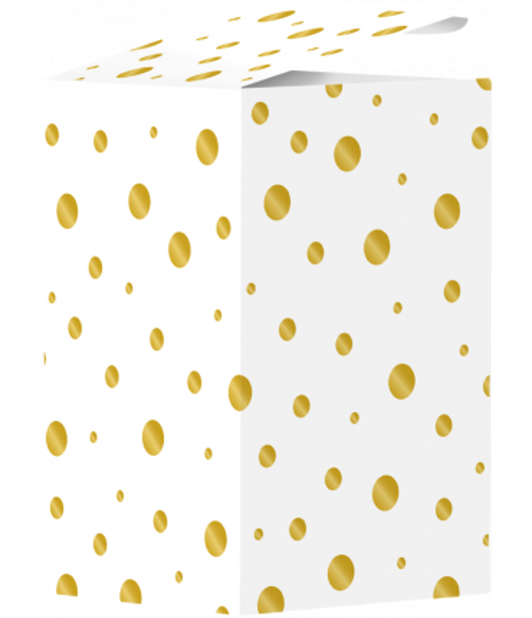 Cadeaubox - goud/wit