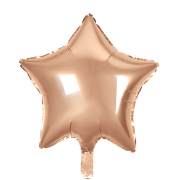 Ster rosé goud - folieballon