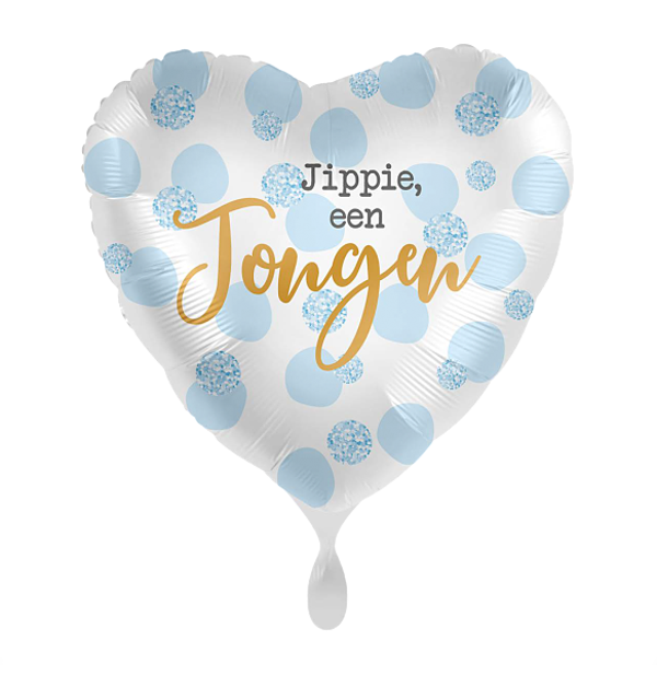 Jippie een jongen - folieballon