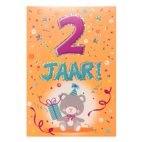 2 Jaar - wenskaart that funny age
