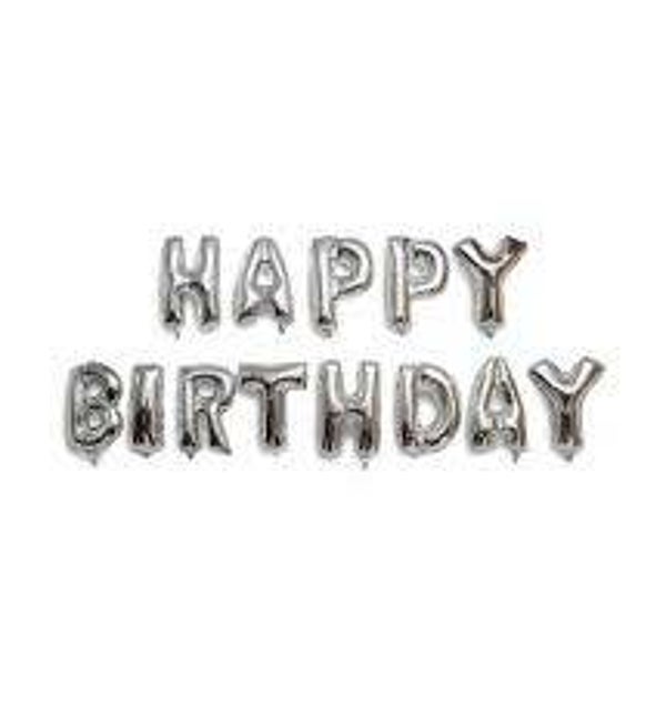 Happy birthday - folieballonnen