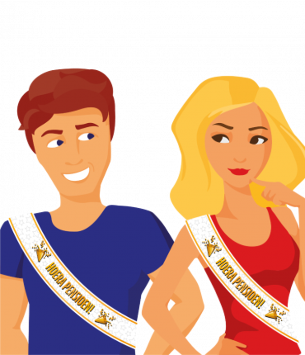 Hoera pensioen! - party sjerp