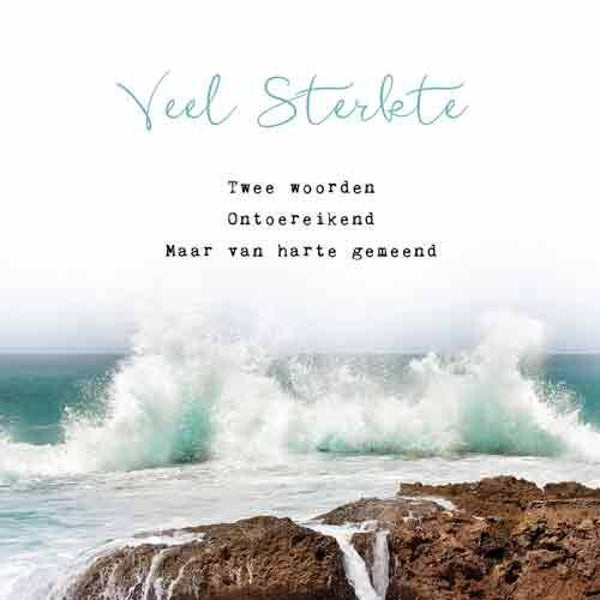 Moeilijke omstandigheden - wenskaart