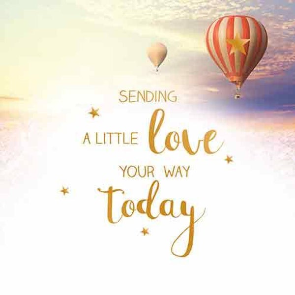 A little love - wenskaart
