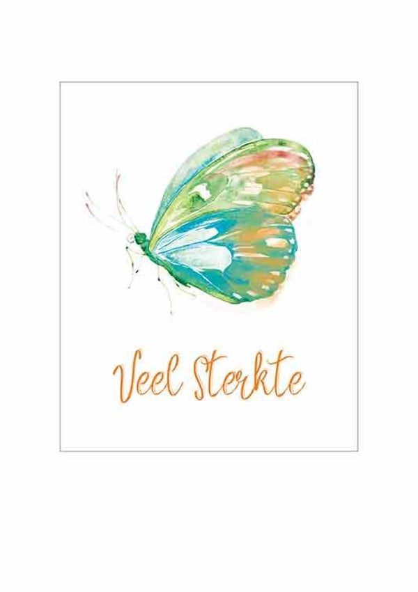 Veel sterkte - condoleancekaart