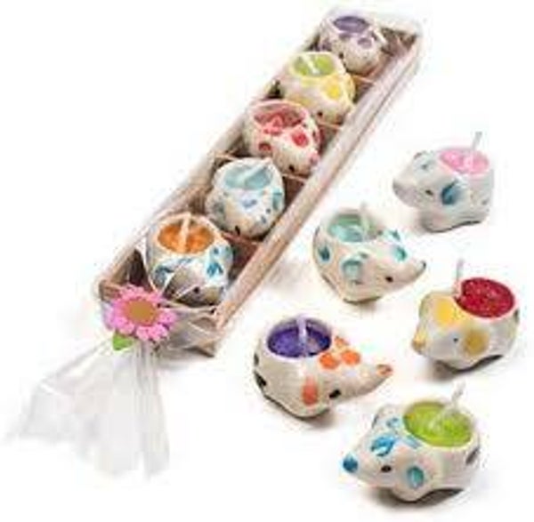 Mini geurkaarsjes - olifant