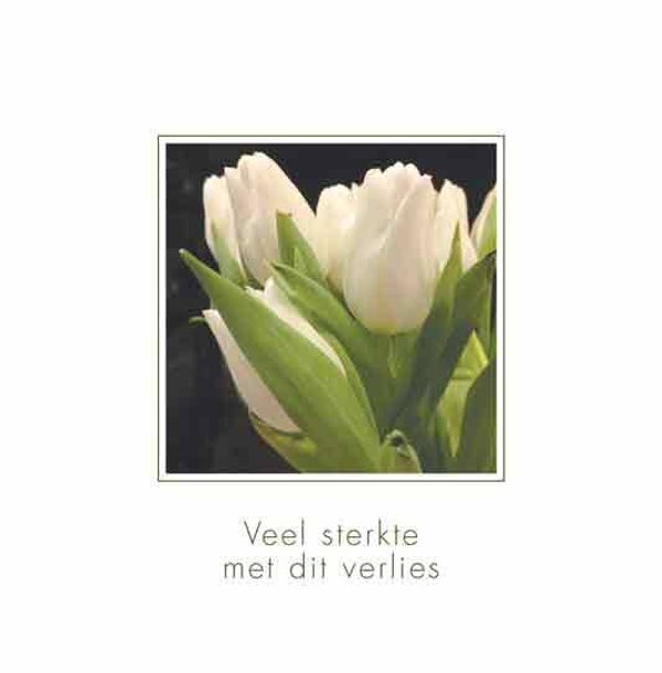 Veel sterkte met dit verlies - condoleancekaart