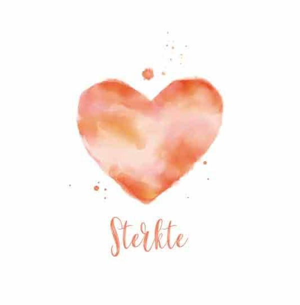 Sterkte - condoleancekaart