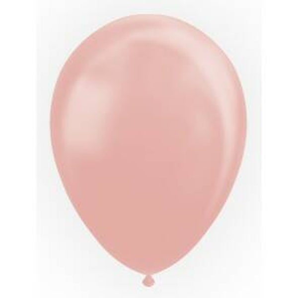 Ballonnen pearl - rosé goud