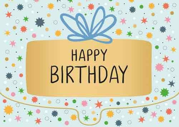 Happu birthday - geld/kado kaart voor jou