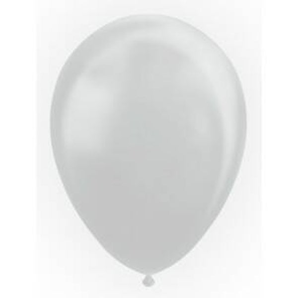 Ballonnen metallic - zilver