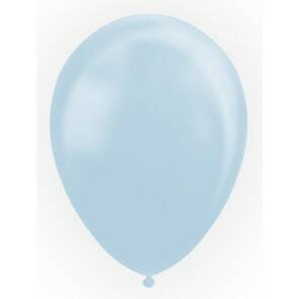 Ballonnen pearl - licht blauw