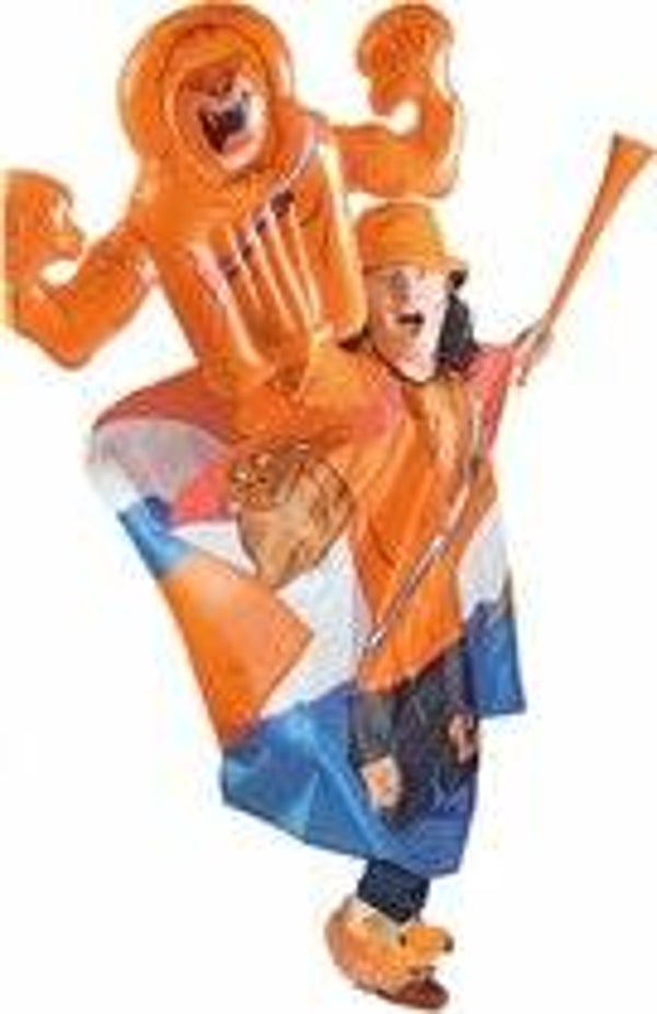 Juichhand - oranje leeuw