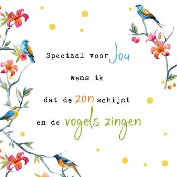 Speciaal voor jou - wenskaart