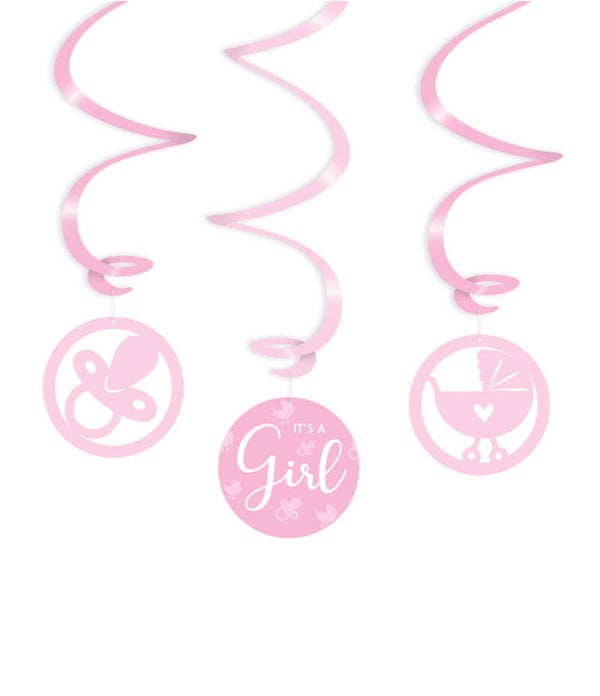 It's a girl ! - swirl hangdecoraties