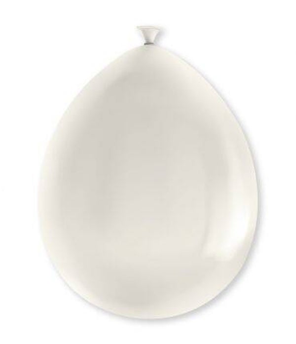 Parelwit metallic - party ballonnen