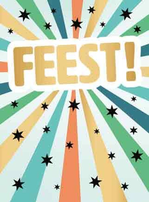 Feest! - pakje uitnodigingskaarten