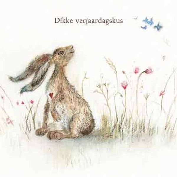 Haas  - wenskaart love country