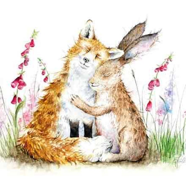 Vos & haas - wenskaart love country