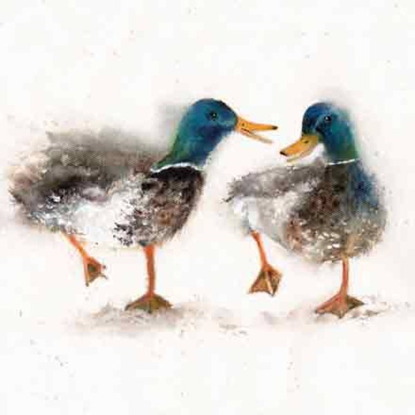 Eenden - wenskaart love country