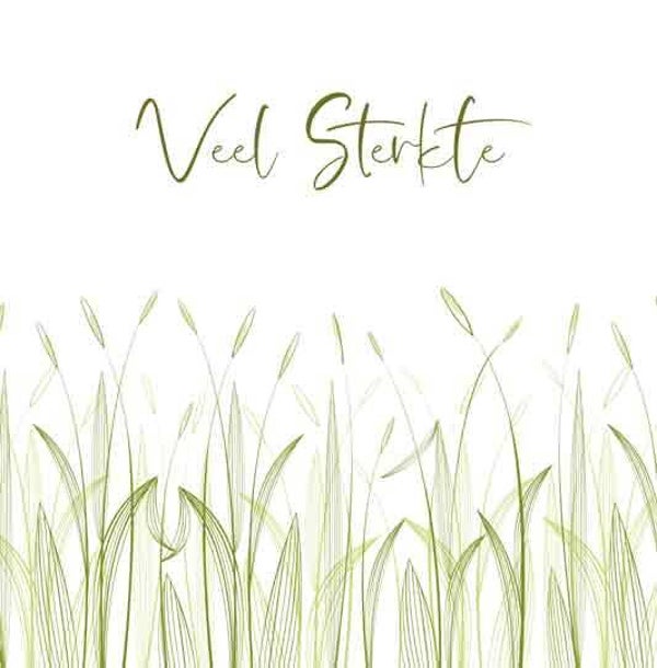 Veel sterkte - condoleancekaart