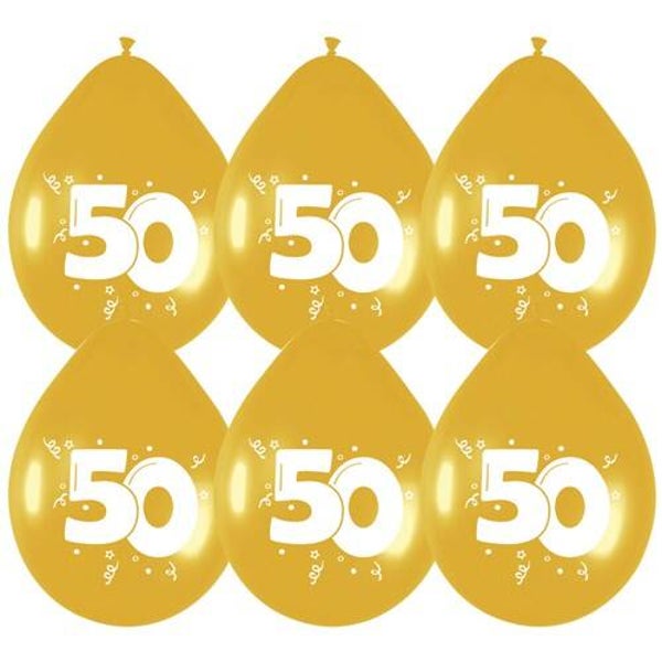 50 Jaar goud - ballonnen