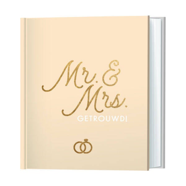 Mr. & Mrs. getrouwd! - cadeau boek 1